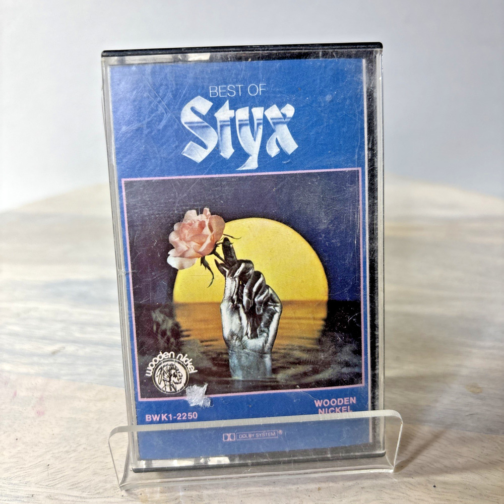 "Styx - Best of Styx Cassette Tape 1977 Wooden Nickel Records